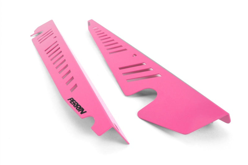 Perrin [15-21 WRX/STI] Fender Shroud Set - Hyper Pink | PSP-ENG-550HP