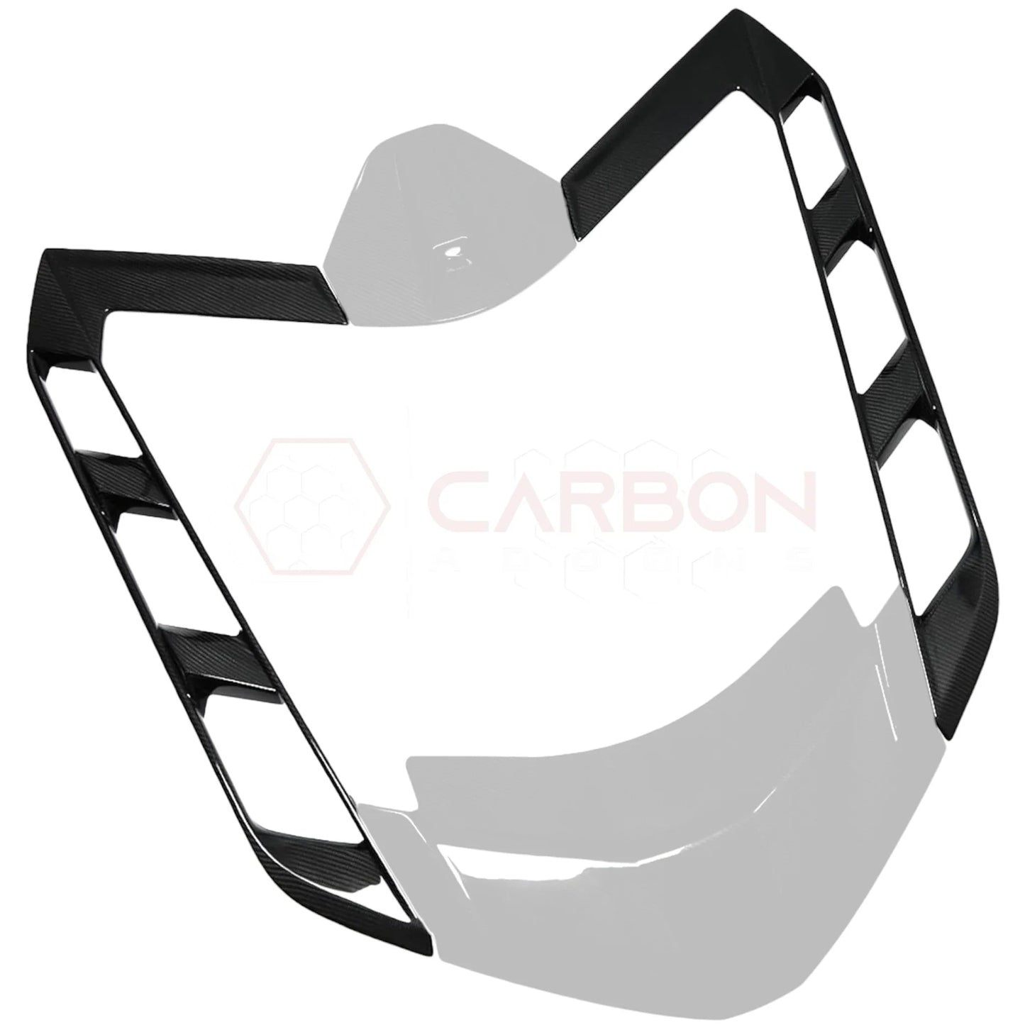C8 Corvette Real Carbon Fiber Rear Hatch Vent Covers | Exterior Upgrade (2020–2026)