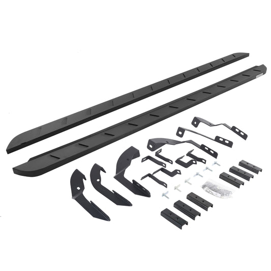 Go Rhino 63404280SPC RB10 Slim Line Running Boards With Mounting Brackets Textured Black