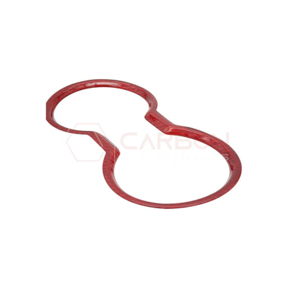 2024+ S650 Mustang Hard Carbon Fiber Cup Holder Trim Cover