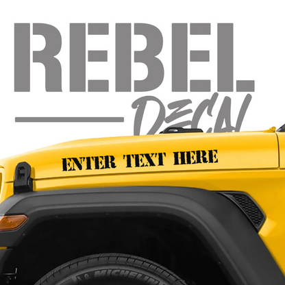 NEW! Custom Jeep Name Decals