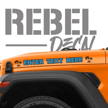 NEW! Custom Jeep Name Decals