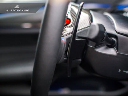 AutoTecknic Carbon Steering Wheel Top Cover - G30 5-Series | G32 6-Series GT | G11 7-Series