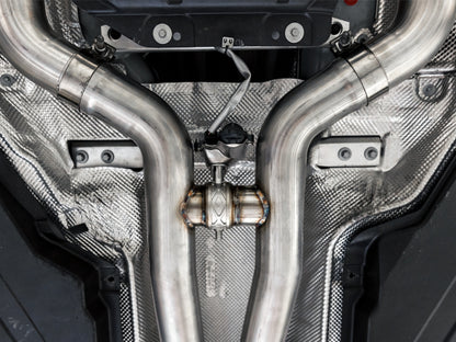 AWE Tuning Track Edition Exhaust System for 2019 Mercedes-Benz W205 AMG C63/S Coupe (no tips) 3020-11035