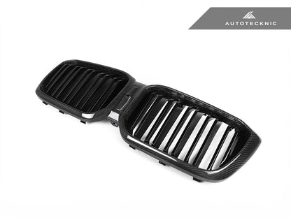AutoTecknic Dry Carbon Fiber Dual-Slats Front Grille Set - G01 X3 LCI | G02 X4 LCI
