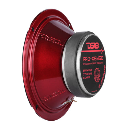 PRO-X 8" Sealed Back Mid-Range Loudspeaker 275 Watts Rms 8-Ohm