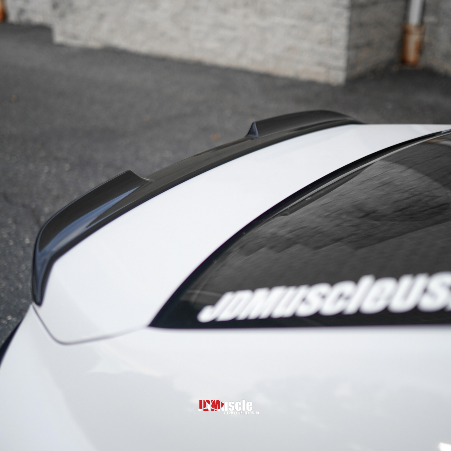 JDMuscle [22-25 WRX] STI Style Duck Bill Spoiler-Paint Matched/Gloss Black