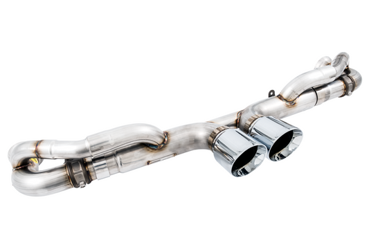 AWE Tuning SwitchPath Exhaust for Porsche 991.1 / 991.2 GT3 / RS - Chrome Silver Tips 3025-32016