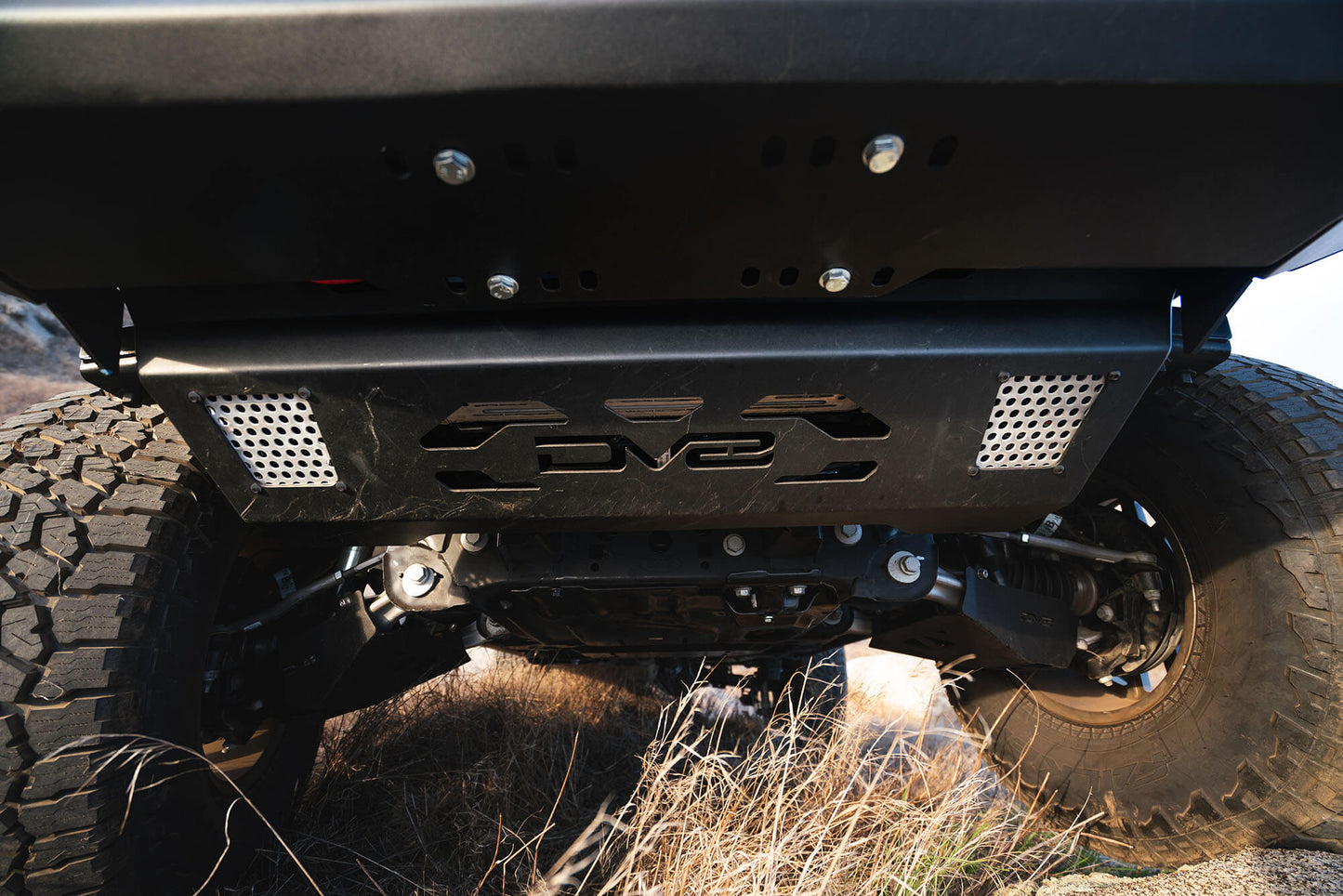 DV8 Offroad 2021-2024 Ford Bronco | Steel Front Skid Plate SPBR-01