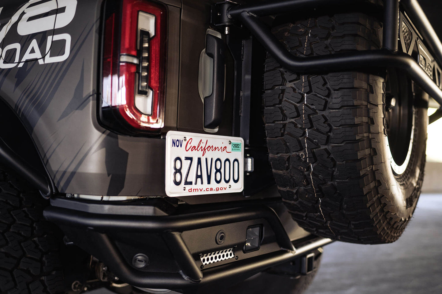 6th Gen Bronco Rear License Plate Relocation Bracket