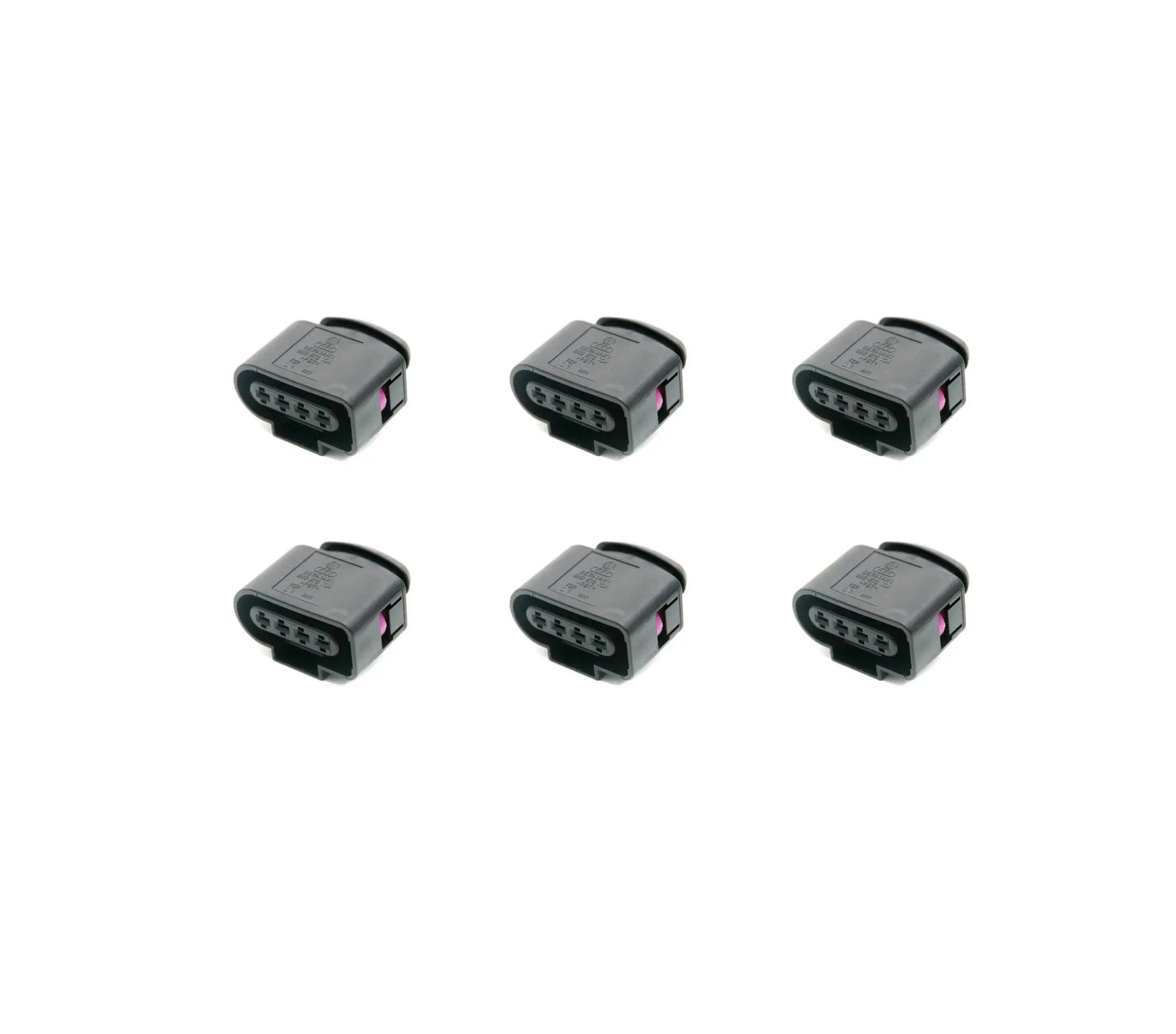 6x 8K0-973-724 Ignition Coil Connector Repair Plug Wiring Audi VW GTI Golf Jetta Passat