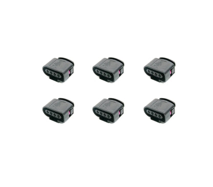6x 8K0-973-724 Ignition Coil Connector Repair Plug Wiring Audi VW GTI Golf Jetta Passat