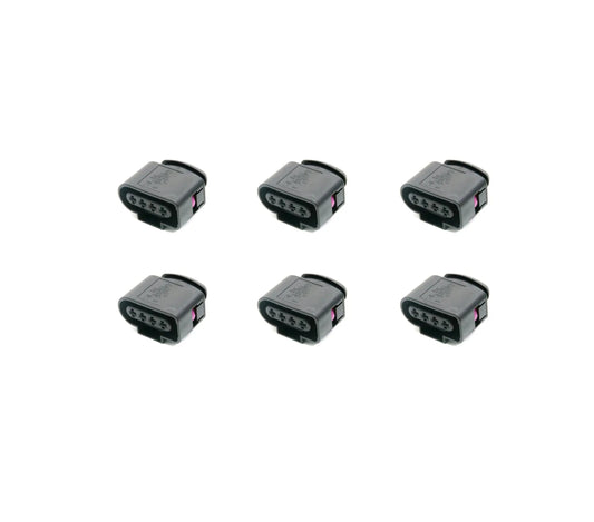 6x 8K0-973-724 Ignition Coil Connector Repair Plug Wiring Audi VW GTI Golf Jetta Passat