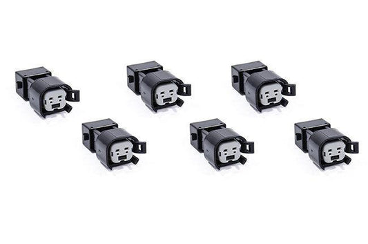 6x USCAR EV6 & EV14 Female to EV1 Male Fuel Injector Connectors Adapters VW AUDI