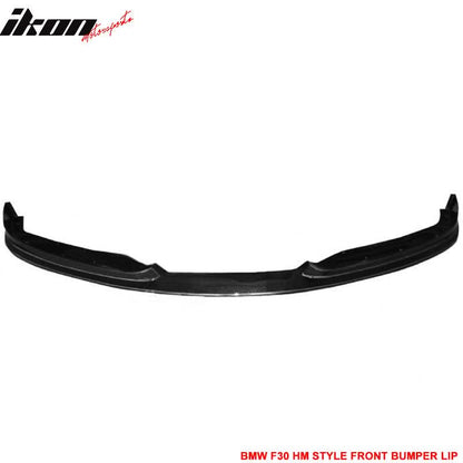 2012-2015 BMW F30 3-Series HM Style Front Bumper Lip Carbon Fiber CF