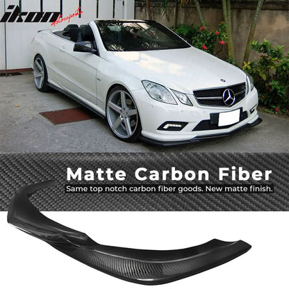 2009-2013 Benz W207 GH Style Front Bumper Lip Carbon Fiber
