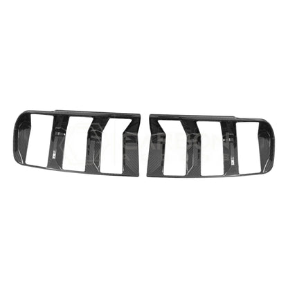 Real Carbon Fiber Taillight Trim Covers for 2024+ Ford Mustang