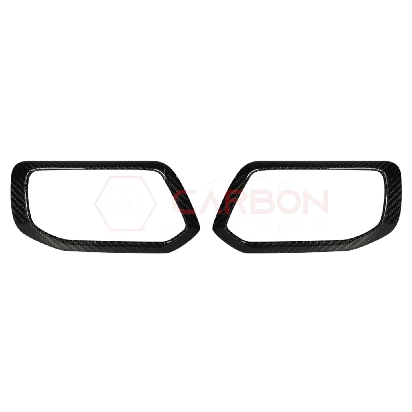 Real Carbon Fiber Interior Door Handle Trim Covers For 2021+ Ford Bronco