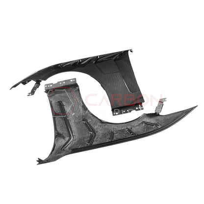 GTD-Style Carbon Fiber Front Fenders for 2024+ Ford Mustang (V1)