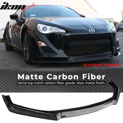 2013-2016 Scion FRS GT86 CS Style Front Bumper Lip Carbon Fiber