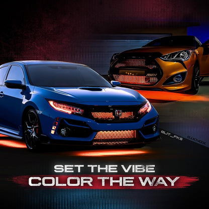 AURA Under The Hood Bundle ( Interior LED Kit + Engine Bay LED Kit + Grille LED Kit ) - Remote Control