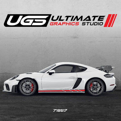 Racing Skirt Graphics for Porsche Models
