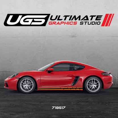 Racing Skirt Graphics for Porsche Models