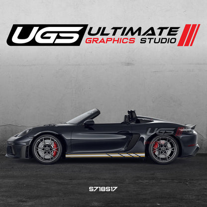 Porsche Racing Side Skirt Graphics