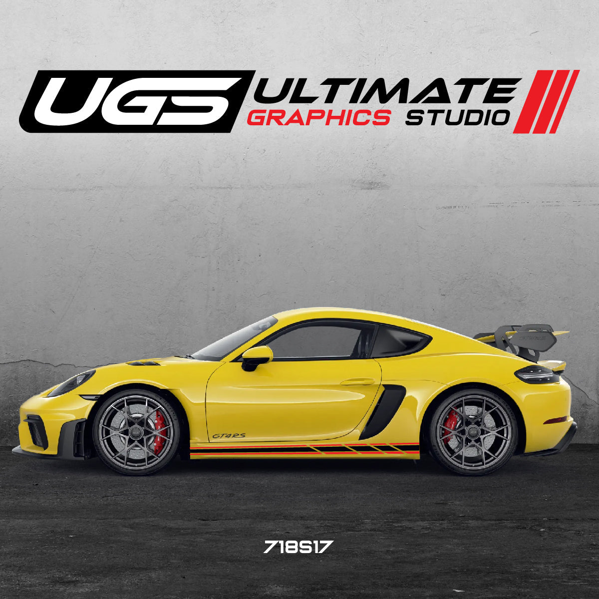 Racing Skirt Graphics for Porsche Models