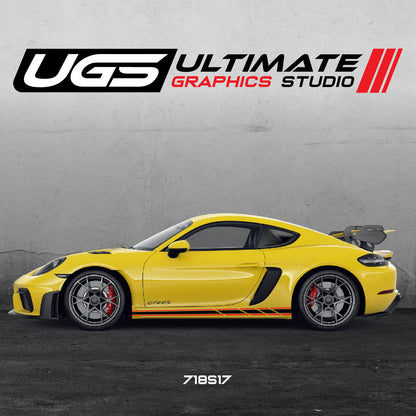 Racing Skirt Graphics for Porsche Models