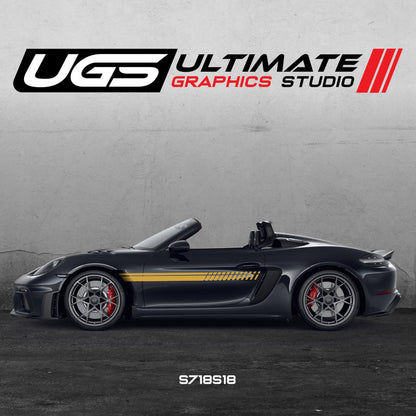 PORSCHE RACING SIDE SKIRT GRAPHICS