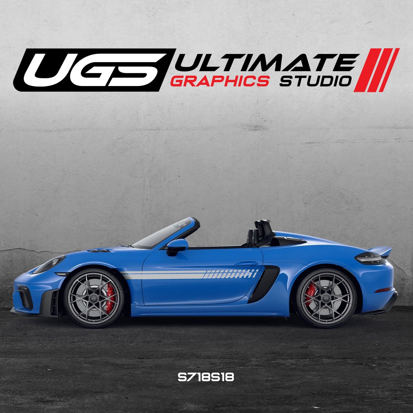 PORSCHE RACING SIDE SKIRT GRAPHICS