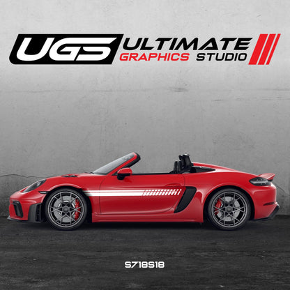 PORSCHE RACING SIDE SKIRT GRAPHICS