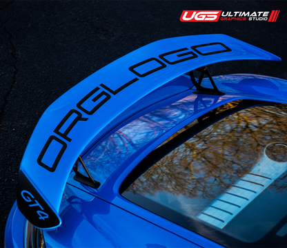 Wing Decal for Porsche GT4