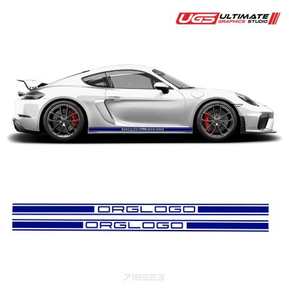 Rocker Side Graphics Fits Porsche Cayman / GT4