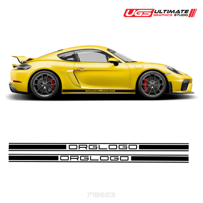 Rocker Side Graphics Fits Porsche Cayman / GT4