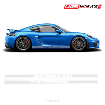 Rocker Side Graphics Fits Porsche Cayman / GT4