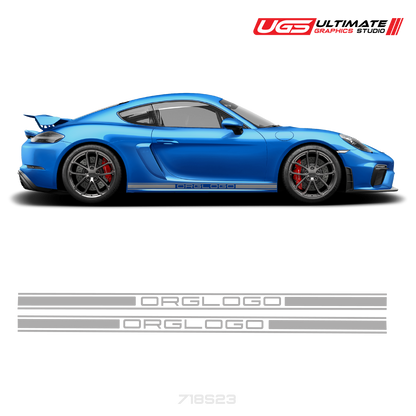 Rocker Side Graphics Fits Porsche Cayman / GT4