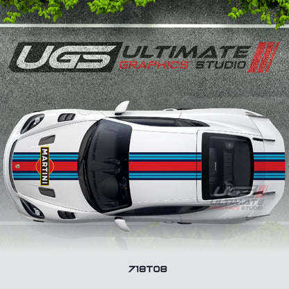Martini Top Graphic for Porsche Models