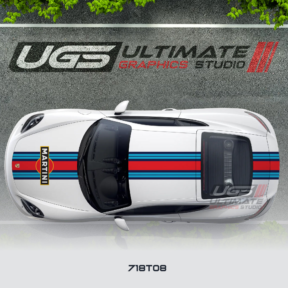 Martini Top Graphic for Porsche Models