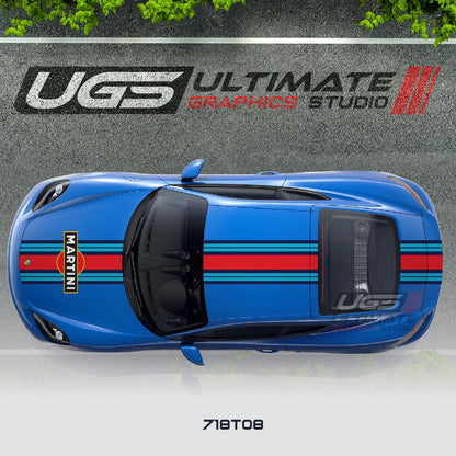 Martini Top Graphic for Porsche Models