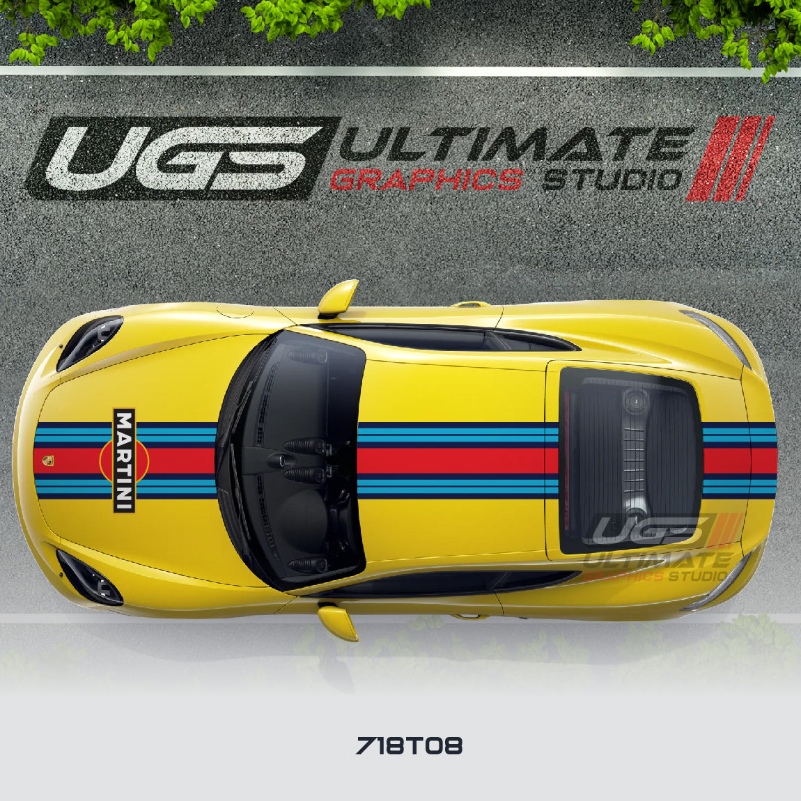 Martini Top Graphic for Porsche Models