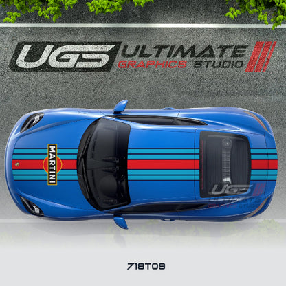 Martini Top Wide Graphic for Porsche Models