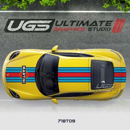 Martini Top Wide Graphic for Porsche Models
