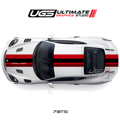 Racing Wide Top Graphic Fits Cayman Models