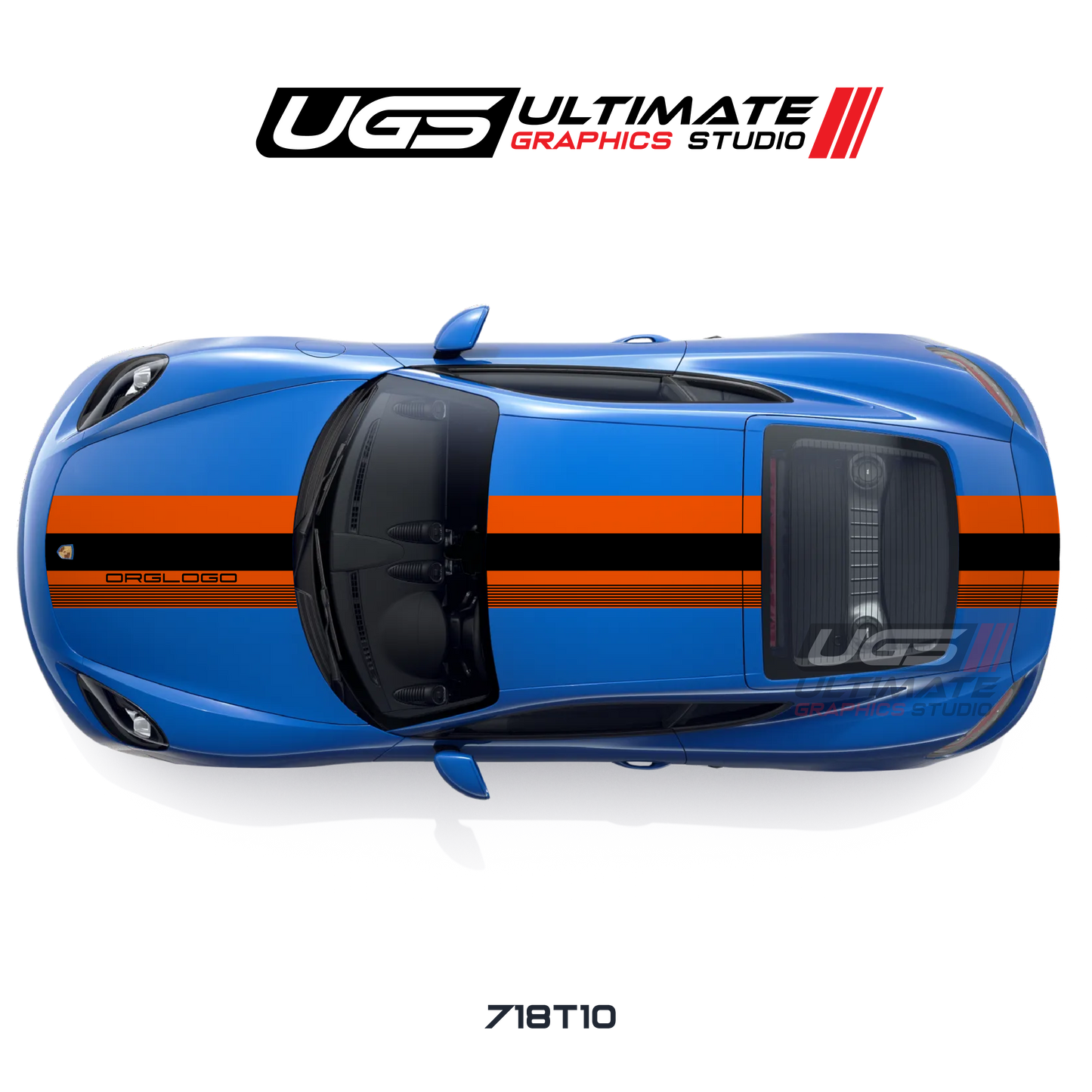 Racing Wide Top Graphic Fits Cayman Models