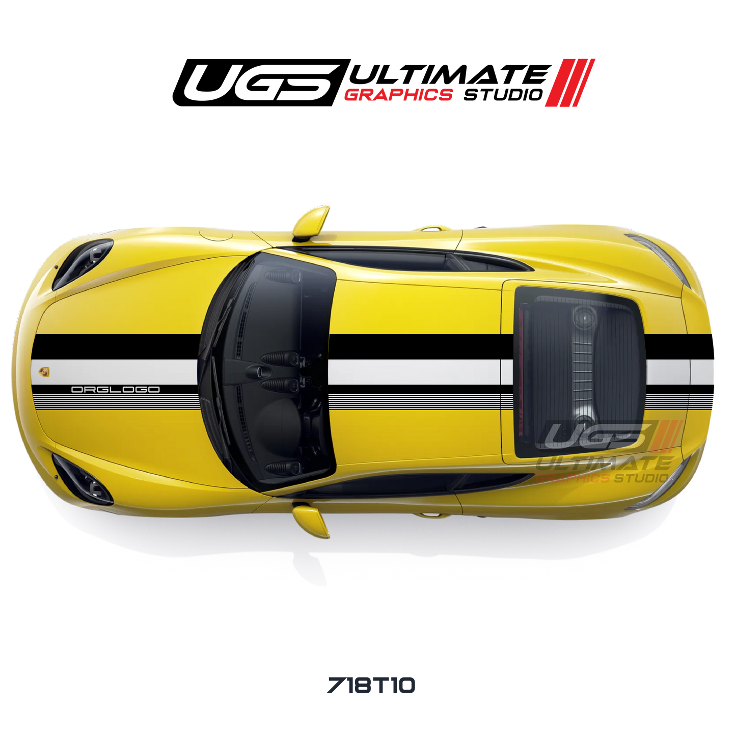 Racing Wide Top Graphic Fits Cayman Models