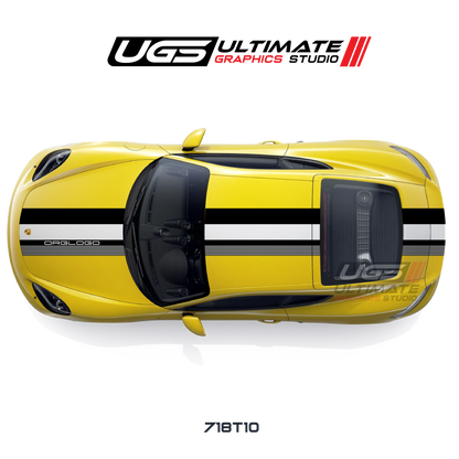 Racing Wide Top Graphic Fits Cayman Models