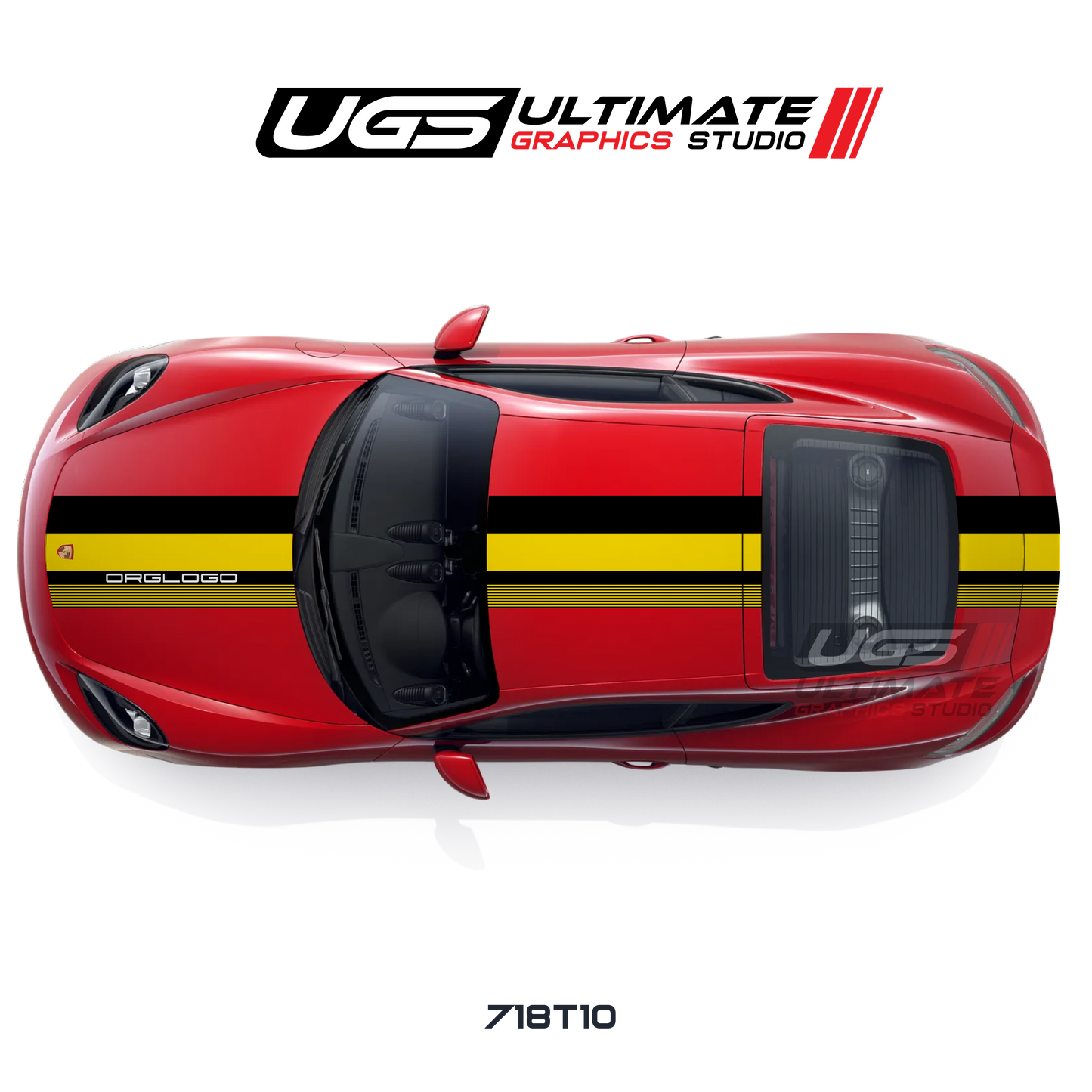 Racing Wide Top Graphic Fits Cayman Models