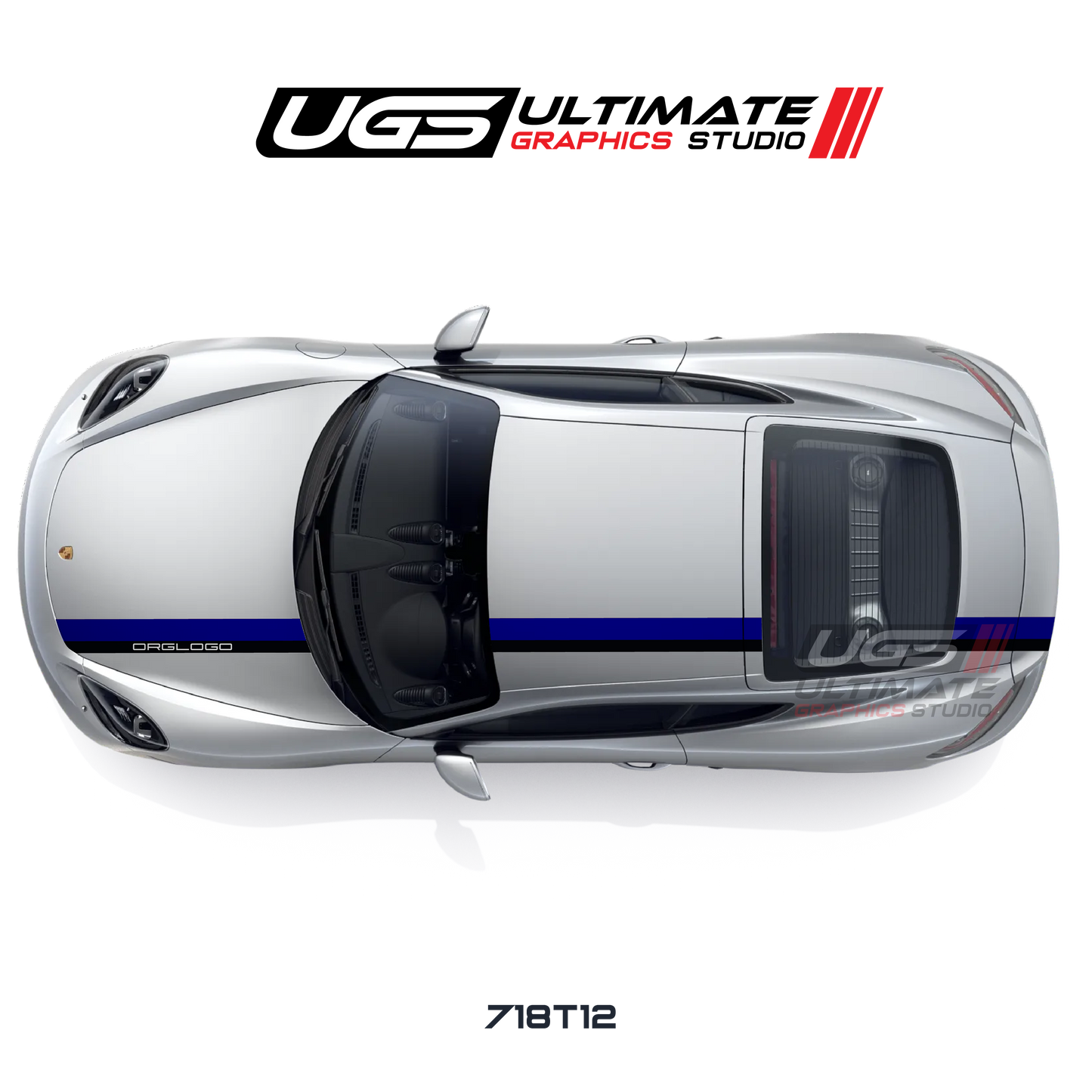 Off Racing Top Thin Graphic for Porsche Models